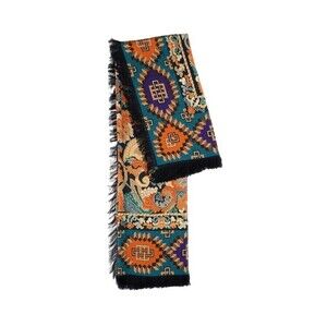 Pierre-Louis Mascia Vibrant Multicolour Scarf With Intricate Pattern - NWT